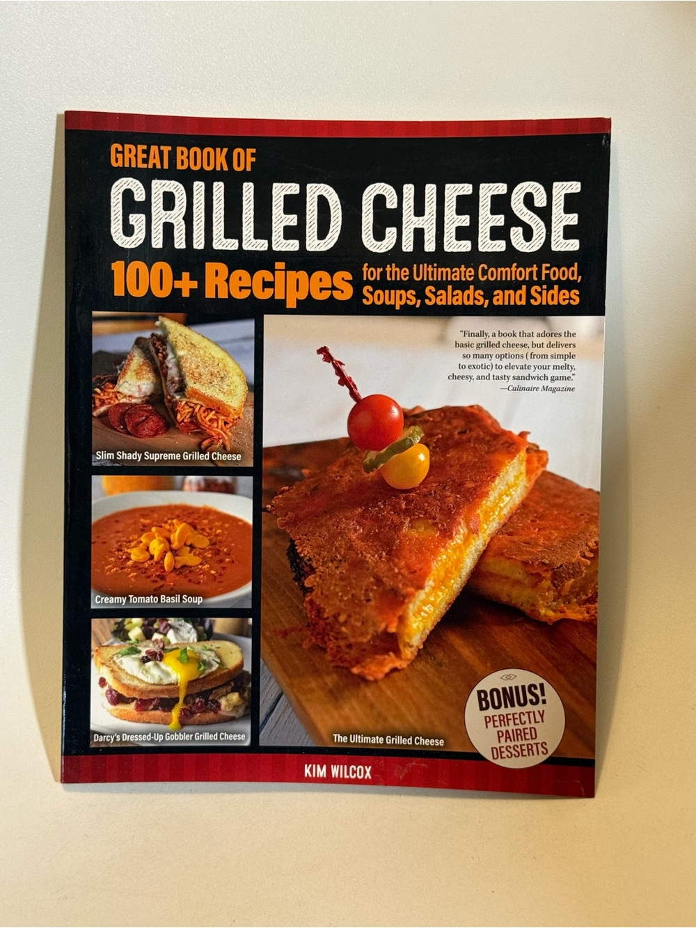 Great Book of Grilled Cheese Cookbook